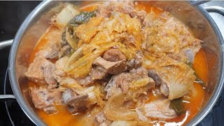 Hearty Soybean Paste Gamjatang Pork Backbone Stew [upl. by Hi]