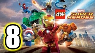 LEGO Marvel Super Heroes Walkthrough PART 8 PS3 Lets Play Gameplay TRUEHD QUALITY [upl. by Llemhar]