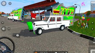 बच्चों ने बुलाया पार्टी में डीजे को DJ Party DJ Pickup Game Bus Simulator Indonesia [upl. by Nirihs]