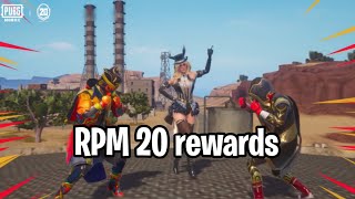 Royale Pass Month 20 Rewards  PUBG MOBILE Pakistan Official [upl. by Stallworth201]