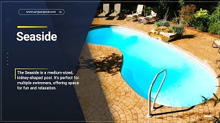 🏊‍♀️ Discover The Seaside Elegant KidneyShaped Fiberglass Pool 🏊‍♀️ [upl. by Maon396]