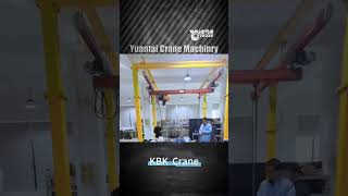 KBK Crane Testing  Customized Floor Mounted KBK Track Crane for Sale [upl. by Luigino]