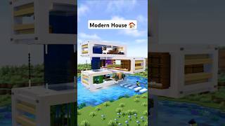 Minecraft Survival Modern House 🏠 minecraft [upl. by Llemij496]