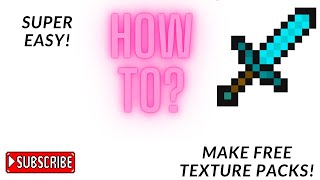 Tutorial  How To Make Minecraft Texture Pack  Tutorial  MightyGaming [upl. by Valaria950]