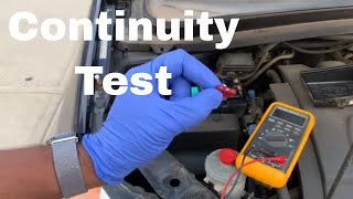 How To Test Your Fuses  using a multimeter continuity setting [upl. by Warfold]