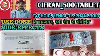 CIFRAN 500 TABLET USES HINDI REVIEW  इसका काम जानें आसानी से [upl. by Aeriela]