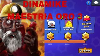 HO FATTO LA MAESTRIA ORO 3 DI DINAMIKEBrawlStars ITA [upl. by Emylee]