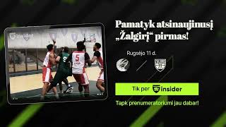 Subscribe to Žalgiris Insider and see Žalgiris first [upl. by Eisaj]