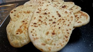 Die beste Art Naan zu backen einfach in der Pfanne schmeckt am besten [upl. by Drahsir]