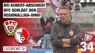 Bei KunertAbschied BFC schlägt RegionalligaDINO BFC Dynamo  Berliner AK  Regionalliga Nordost [upl. by Ladnor]