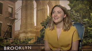 BROOKLYN interviews  Saoirse Ronan Emory Cohen Domhnall Gleeson [upl. by Bekki]