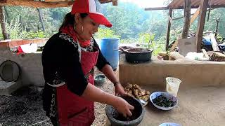 pollo en salsa chipotle cocinando en el rancho [upl. by Irpac]