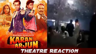 Karan Arjun Rerelease Theatre Reaction  Salman Khan Shahrukh Khan  Rakesh Roshan [upl. by Holub]