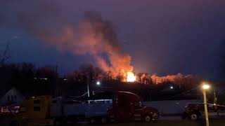 Explosion Caught on Camera Kenova Structure Fire 1823 [upl. by Uht]