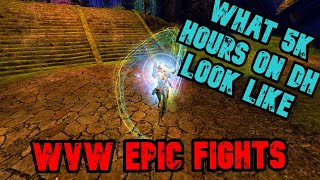 GW2 WvW  Epic Dragonhunter Montage build in the description [upl. by Essiralc]