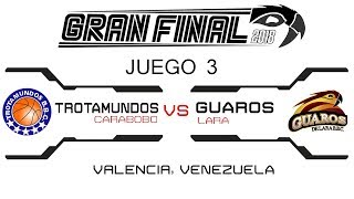 FINAL TROTAMUNDOS vs GUAROS EN VIVO 01082018 [upl. by Catharina162]