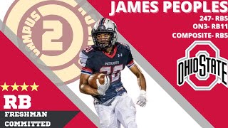 2024 Freshman RB James Peoples [upl. by Roddie]