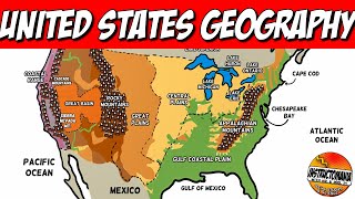 United States US Physical Geography for Students Parts 12 and 3  Instructomania History Channel [upl. by Mitzi]