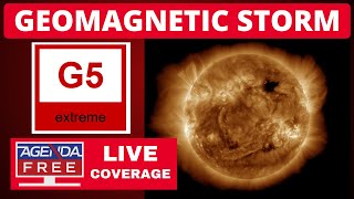 G5 Geomagnetic Storm Continues  LIVE Breaking News Coverage [upl. by Deacon]