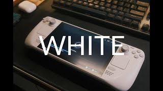 Steam Deck OLED Limited Edition White  Unboxing [upl. by Rollet]