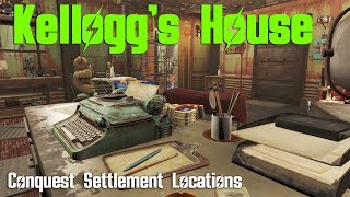 Fallout 4 Conquest Settlement Locations Kelloggs House [upl. by Arahc326]