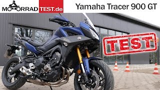 Yamaha Tracer 900 GT  TEST deutsch [upl. by Redmund]