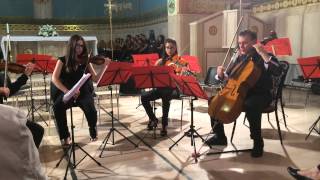 Masterclass quotMusica Infinitaquot 2015 A Dvorak  Quartetto quotLAmericanoquot Lento [upl. by Nonnahc717]