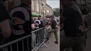 😈🏍️ Hells Angels The Legend captured on film for future HellsAngels HDCLive Leopoldsburg2024 [upl. by Alyss]