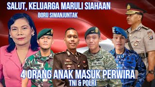 Salut  Abang Adik SamaSama Jadi Perwira TNIPolri Sukses di Matra MasingMasing keluarga Batak [upl. by Ihcelek]