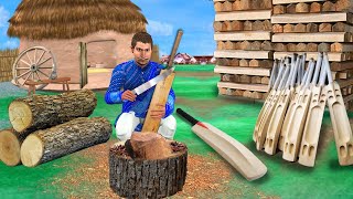 Wood Carving Wooden Cricket Bat Moral Stories Hindi Kahani Bedtime Stories Hindi Stories New Comedy [upl. by Deirdra949]