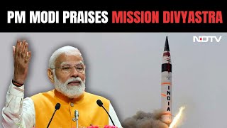 PM Modi Praises Mission Divyastra First Flight Test Of Agni5 Missile [upl. by Ahsat]