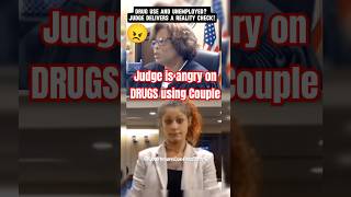 Judge Doesn’t Hold Back on This Couple using Drugs amp being unemployed  courtroomdrama shorts [upl. by Osanna]