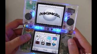 DSi led mod  XCM crystal case [upl. by Meneau]