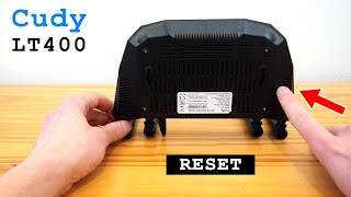 Cudy LT400 4G Router WiFi • Factory reset [upl. by Oznole]