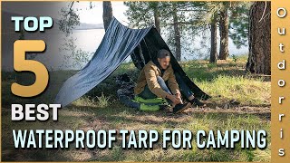 Top 5 Best Waterproof Tarps for Camping Review in 2023  Best Survival Tarp [upl. by Renferd272]