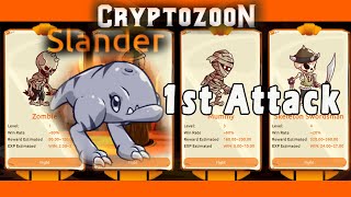 CryptoZoon 1st Attack  Slander  Plasmer tribe  Play To Earn  NFT Games [upl. by Lindsey800]