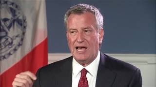 New York Mayor Bill de Blasio EXTENDED INTERVIEW [upl. by Efrem]