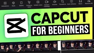 CapCut App Video Editing Tutorial  FOR BEGINNERS [upl. by Nathalie790]