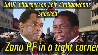 Zanu PF in a tight corner  SADC Chairperson Left Zimbabweans Shocked 🇿🇼 [upl. by Bannasch686]