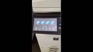 Sharp Copier See Meters and Toner Levels [upl. by Ehudd]