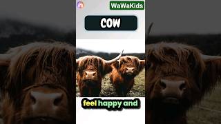 Fun Facts About Cows  Short Educational Farm Animal Facts for Kids cowfacts kidslearning [upl. by Errecart212]