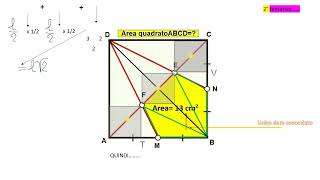 problema AREA quadrato [upl. by Cherish]