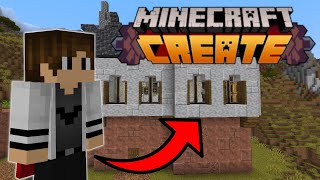 I Built An Andesite Factory In Create Mod Minecraft [upl. by Raul]