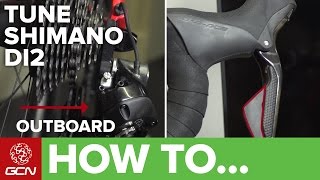 How To Tune Shimano Di2 Groupsets – Adjust Electronic Shifting [upl. by Sihun649]