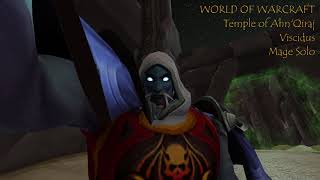 PC WORLD OF WARCRAFT  Temple of AhnQiraj  Viscidus  Mage Solo [upl. by Erdreid]