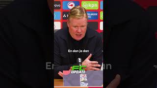 Koeman over moment assistent Hongarije koeman oranje nationsleague hongaria [upl. by Juno]