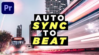 AutoSync Your Video to the Music Beat in Premiere Pro  FAST [upl. by Wills]