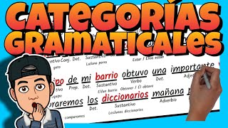 🔎 Cómo IDENTIFICAR las CATEGORÍAS GRAMATICALES [upl. by Eitsud]