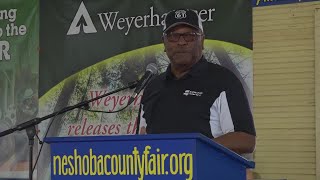 Transportation Commissioner Willie Simmons speaks at 2024 Neshoba County Fair [upl. by Rashidi]