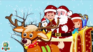 Jingle Bells Sing amp Learn with Lyrics Fun Christmas Song for Kids [upl. by Whitford]